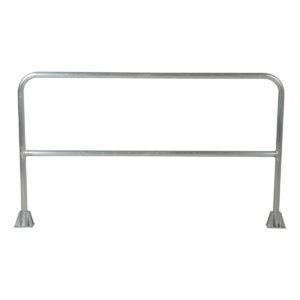 Vestil Aluminum Pipe Safety Railing 72