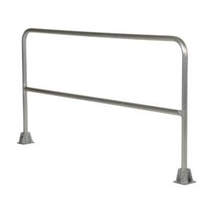 Vestil Aluminum Pipe Safety Railing 84