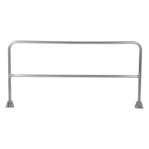 Vestil Aluminum Pipe Safety Railing 84