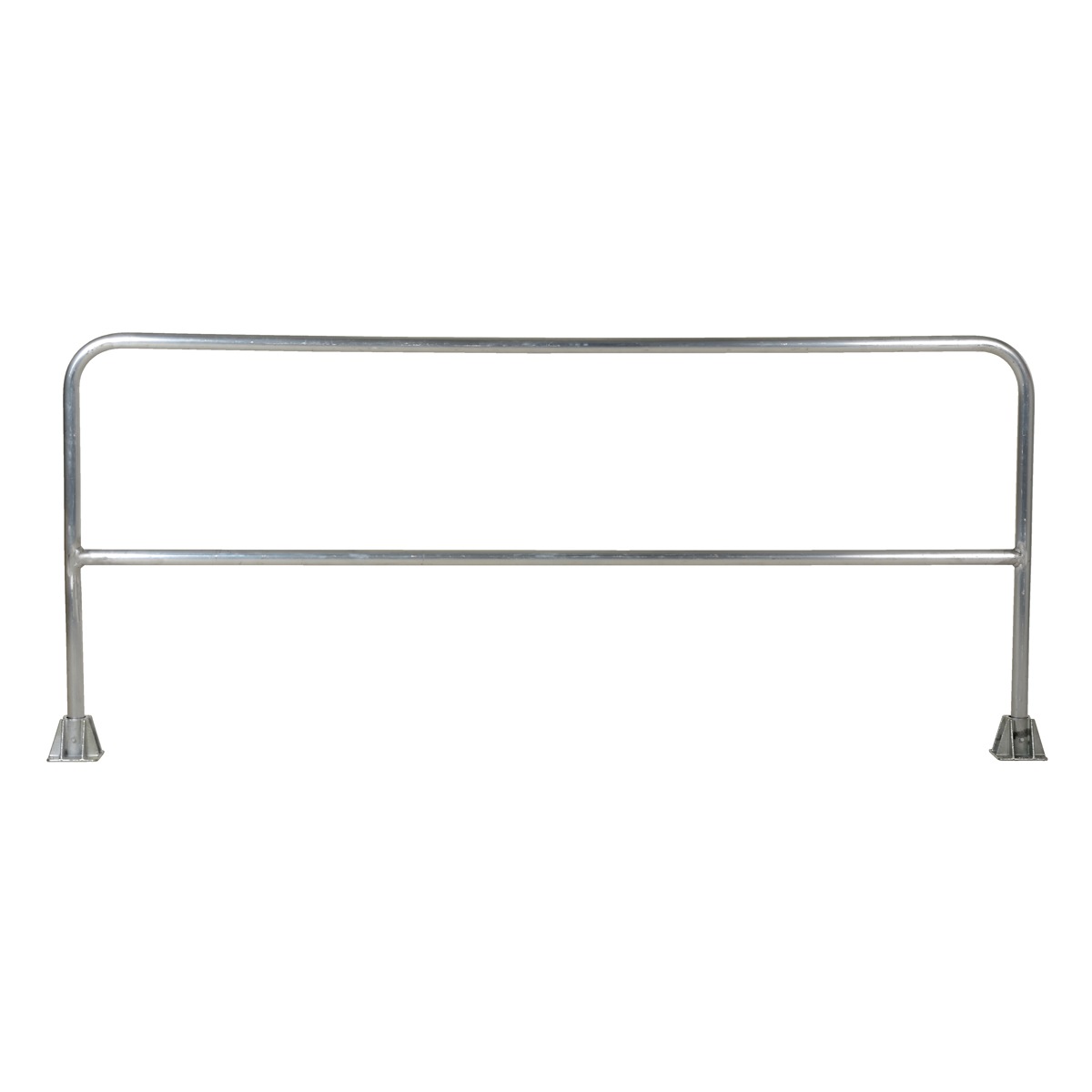Vestil Aluminum Pipe Safety Railing 96" Long