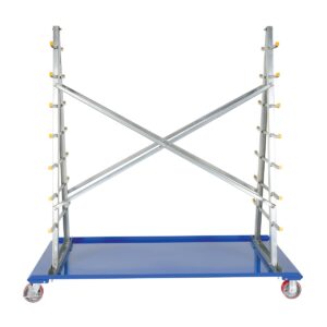 Vestil AFSR-3672 A-Frame Cart with Storage Rack 36-3/4