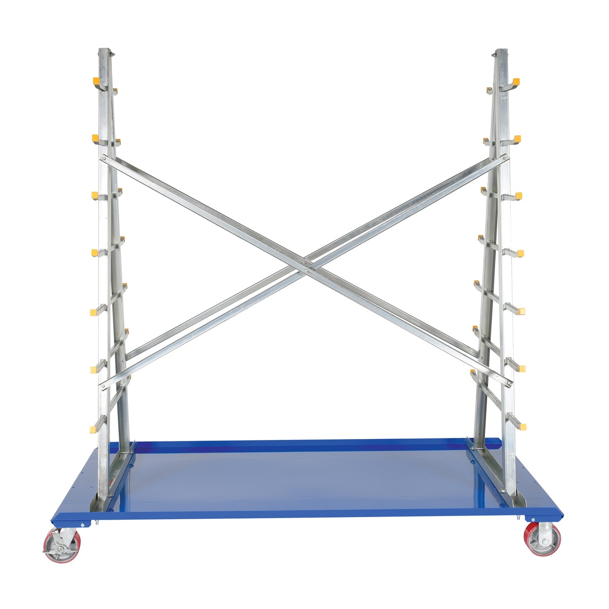 Vestil AFSR-3672 A-Frame Cart with Storage Rack 36-3/4" W X 72" L