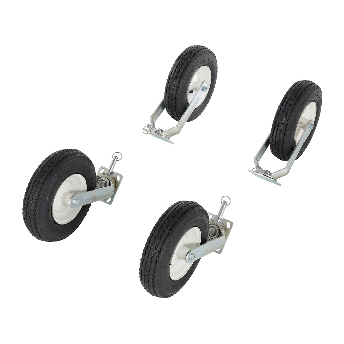 Vestil AHA-PNU-RF Alum Gantry Crane PNU Retro Lock Casters