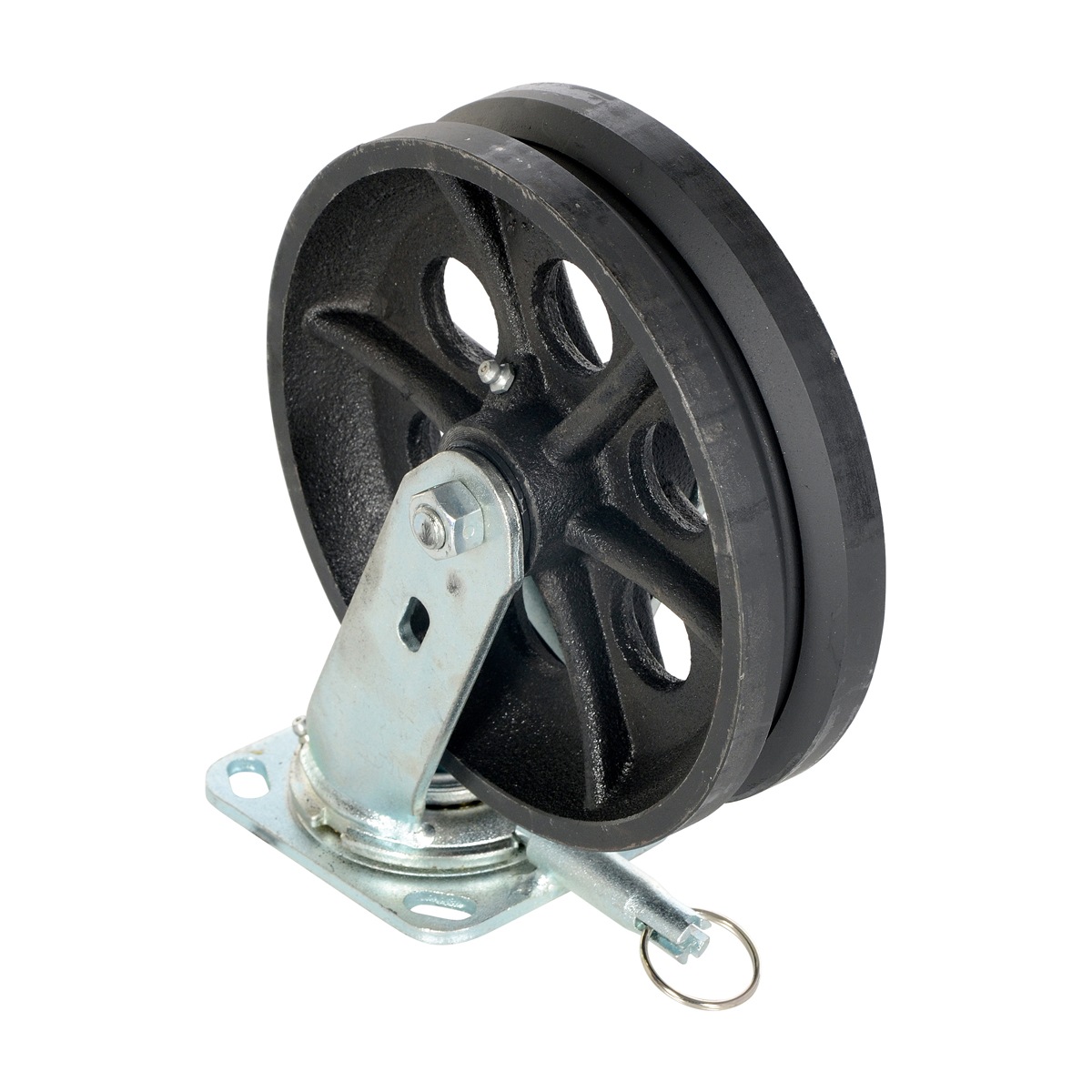 Vestil Steel Gantry Crane V-Groove Wheels