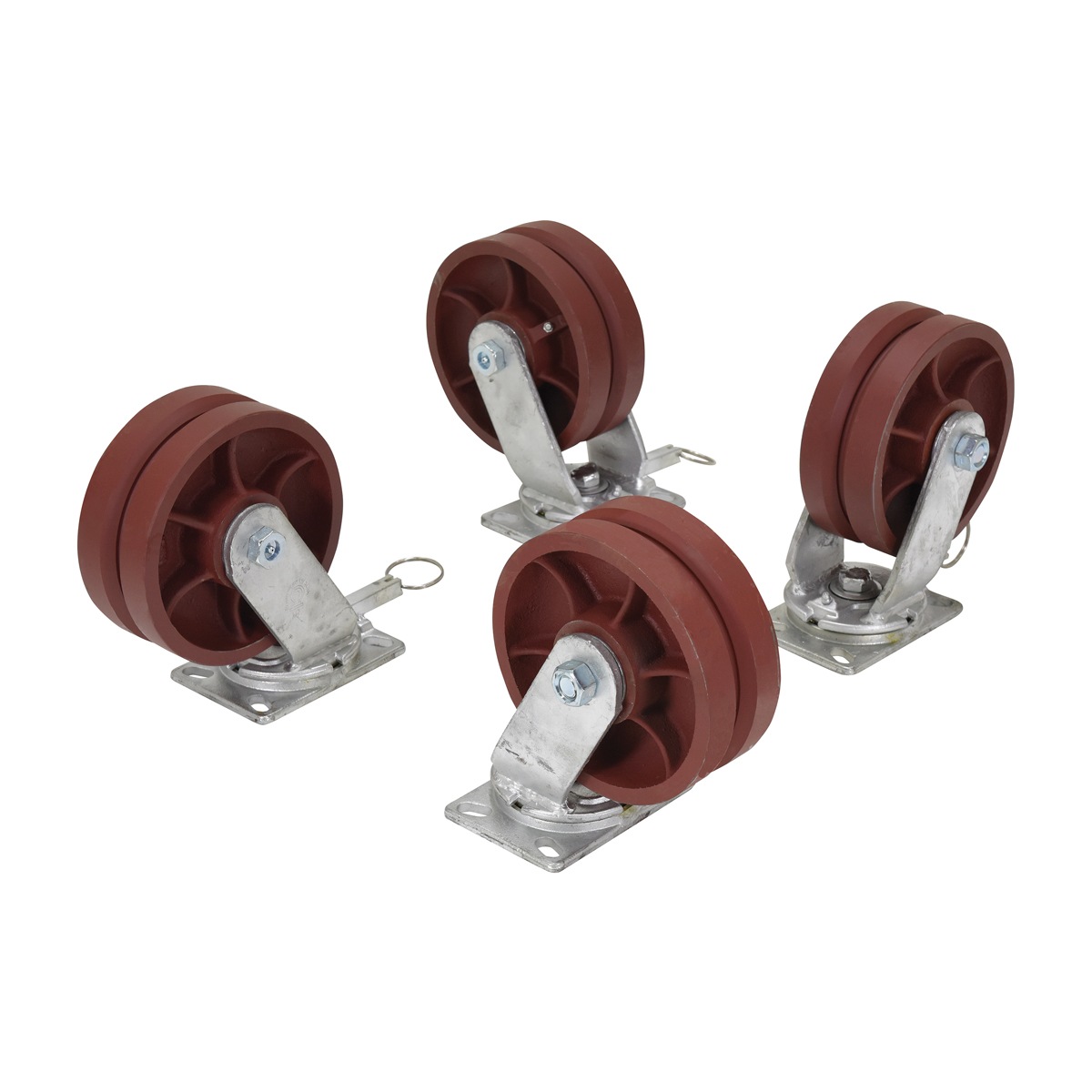 Vestil Steel Gantry Crane V-Groove Wheels