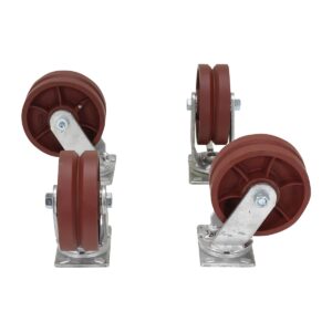 Vestil Steel Gantry Crane V-Groove Wheels