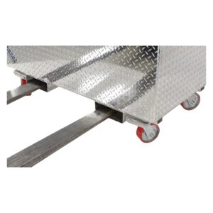 Vestil Aluminum Tool Box-Casters/Forks