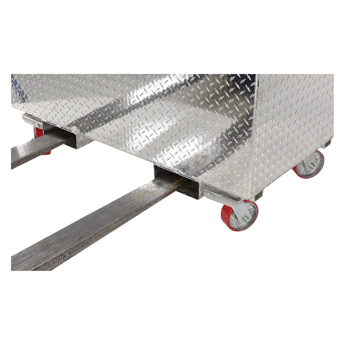 Vestil Aluminum Tool Box-Casters/Forks