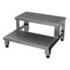 Vestil Adjust Aluminum Step Mate Stand 2 Step