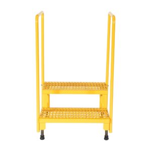Vestil Adjust Step Stand 2 Step W/Handrail