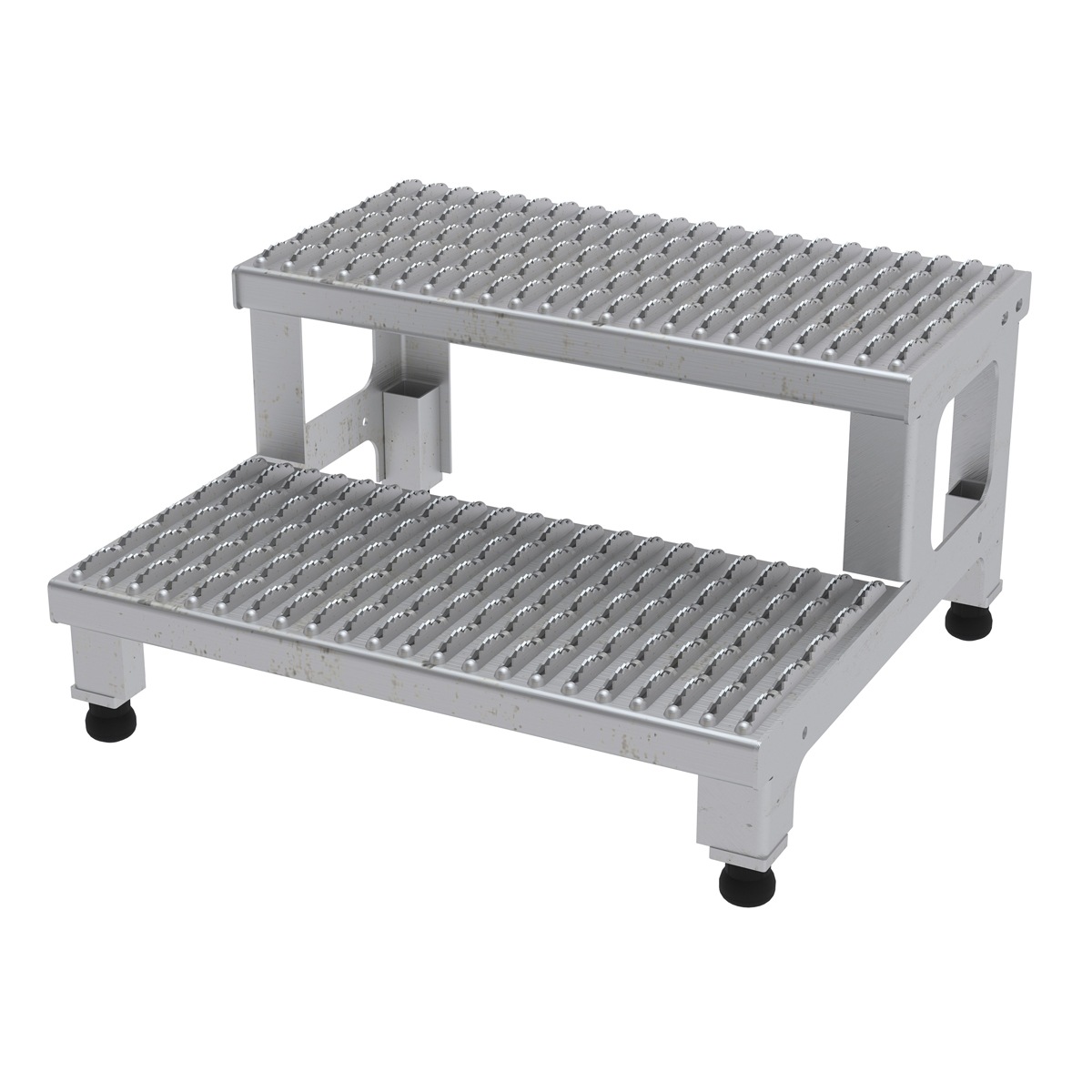 Vestil AdjustStainless SteelStep Mate Stand 2 Step