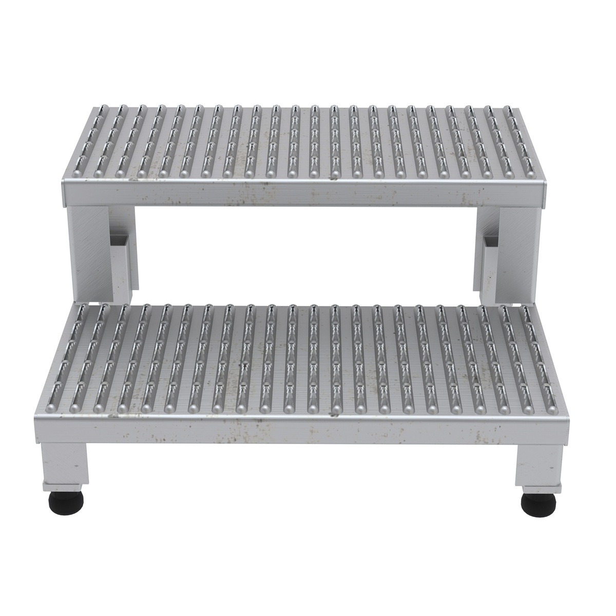 Vestil AdjustStainless SteelStep Mate Stand 2 Step