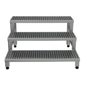 Vestil Adjust Aluminum Step Mate Stand 3 Step