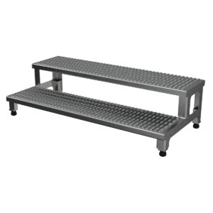 Vestil Adjust Aluminum Step Mate Stand 2 Step