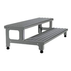 Vestil Adjust Aluminum Step Mate Stand 2 Step