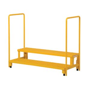 Vestil Adjust Step Stand 2 Step W/Handrail