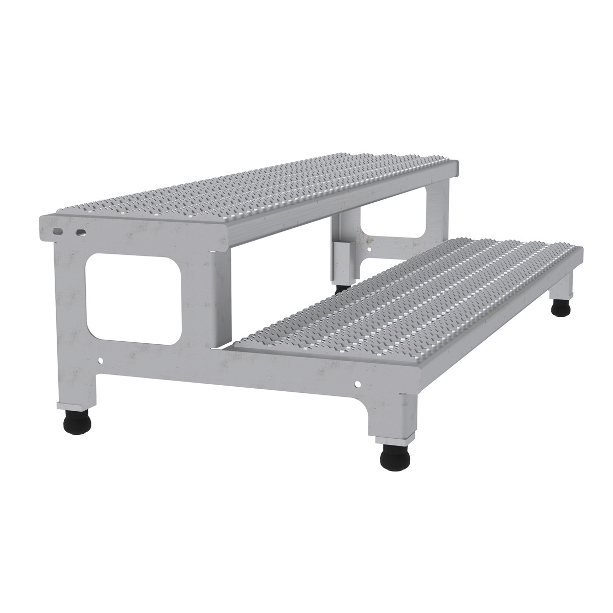 Vestil AdjustStainless SteelStep Mate Stand 2 Step