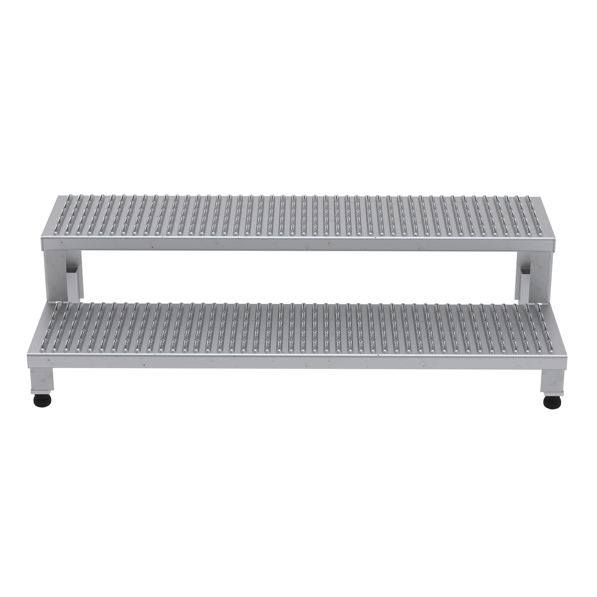 Vestil AdjustStainless SteelStep Mate Stand 2 Step