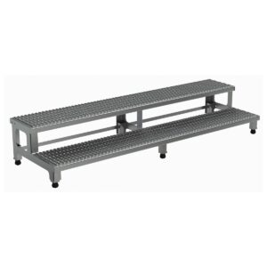 Vestil Adjust Aluminum Step Mate Stand 2 Step
