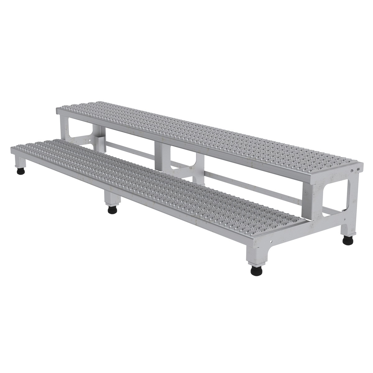 Vestil AdjustStainless SteelStep Mate Stand 2 Step