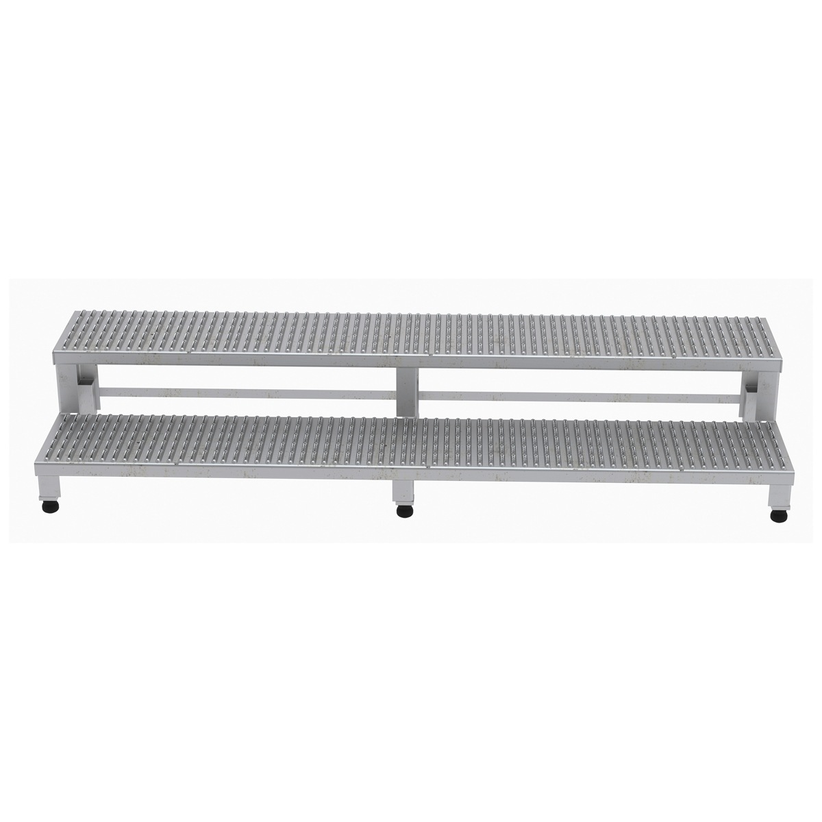 Vestil AdjustStainless SteelStep Mate Stand 2 Step