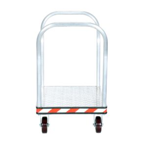 Vestil Aluminum Treadplate Platform TRK Dual HDL