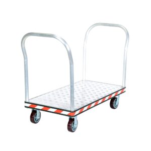 Vestil Aluminum Treadplate Platform TRK Dual HDL