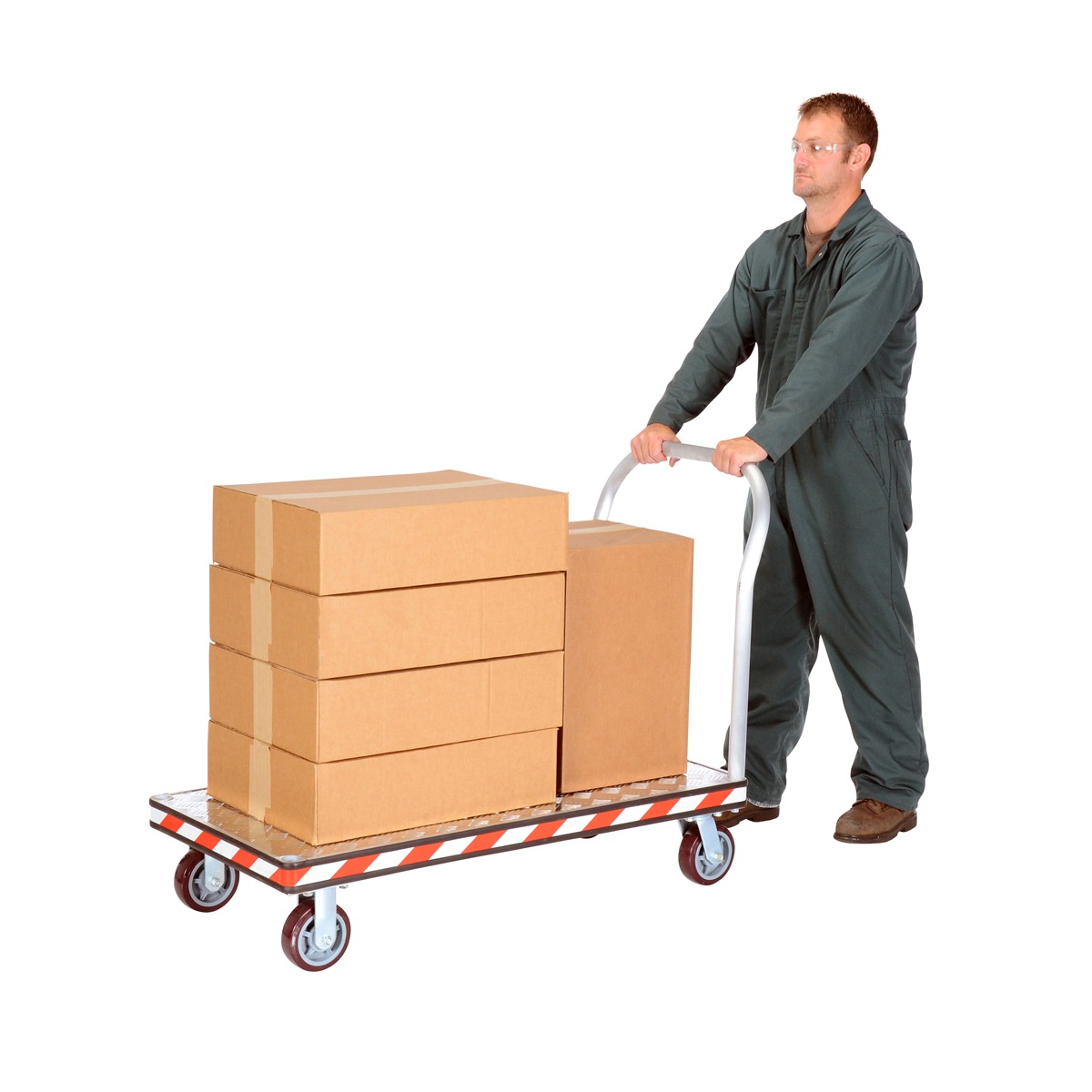 Vestil Aluminum Treadplate Platform TRK