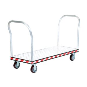 Vestil Aluminum Treadplate Platform TRK Dual HDL