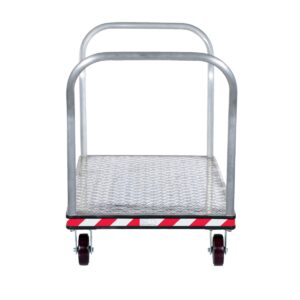 Vestil Aluminum Treadplate Platform TRK Dual HDL