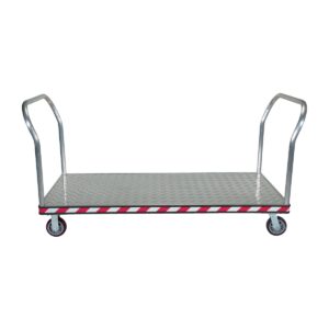 Vestil Aluminum Treadplate Platform TRK Dual HDL