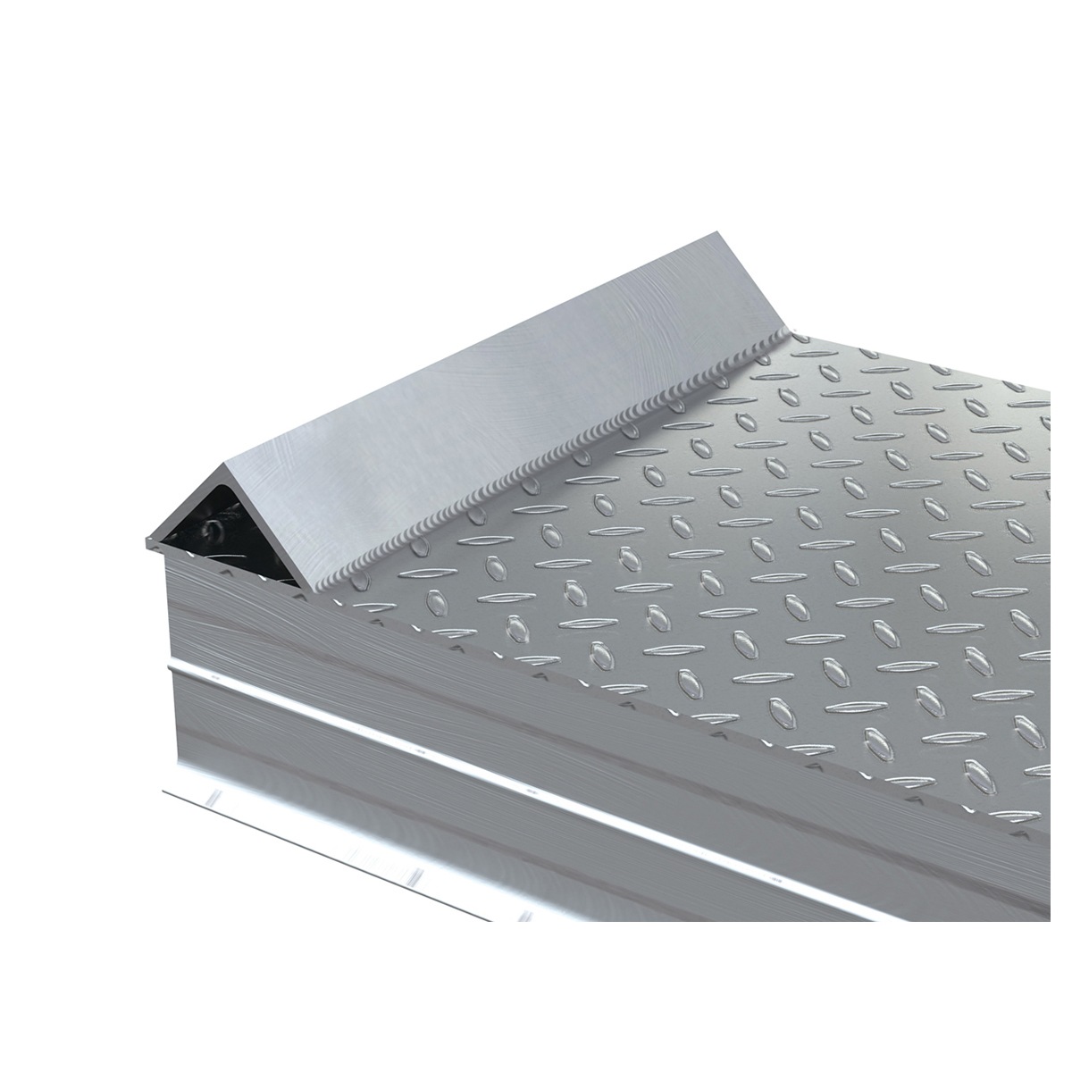 Vestil Aluminum Tread Whl Riser W/ Roll of Guard