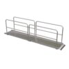Vestil Aluminum Walk Ramp Handrail Overlap