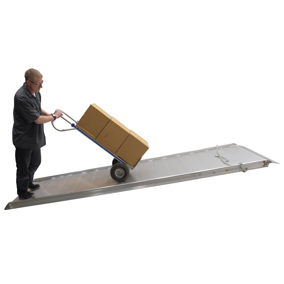 Vestil Aluminum Walk Ramp Overlap Style