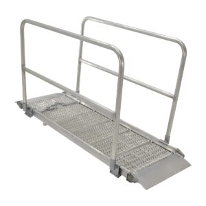 Vestil Aluminum Grip Walk Ramp Handrail