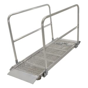 Vestil Aluminum Grip Walk Ramp Handrail