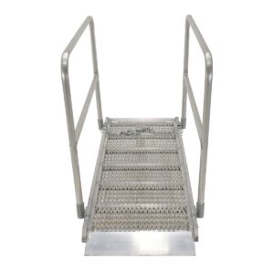 Vestil Aluminum Grip Walk Ramp Handrail