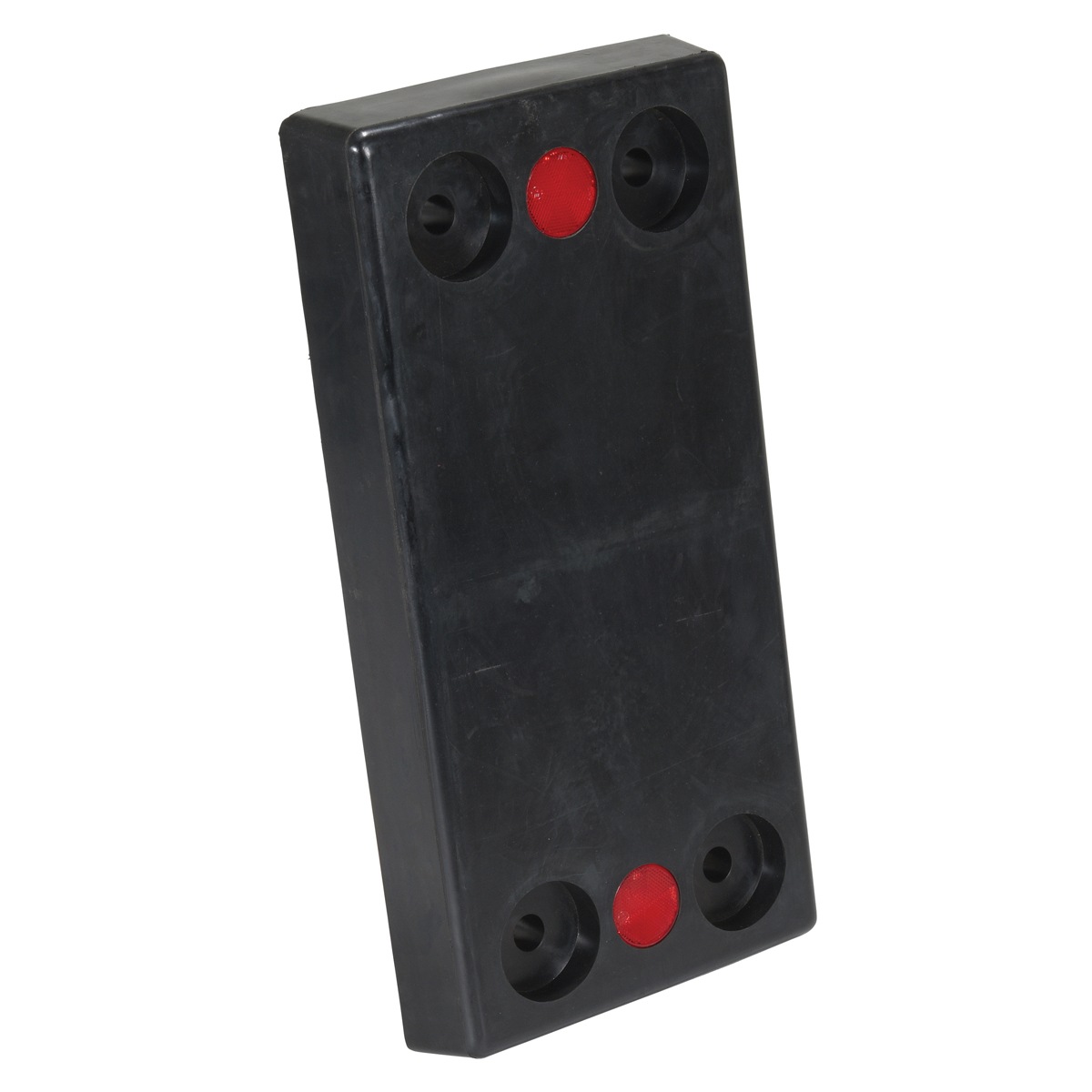 Vestil Rectangle Molded Rubber Bumper