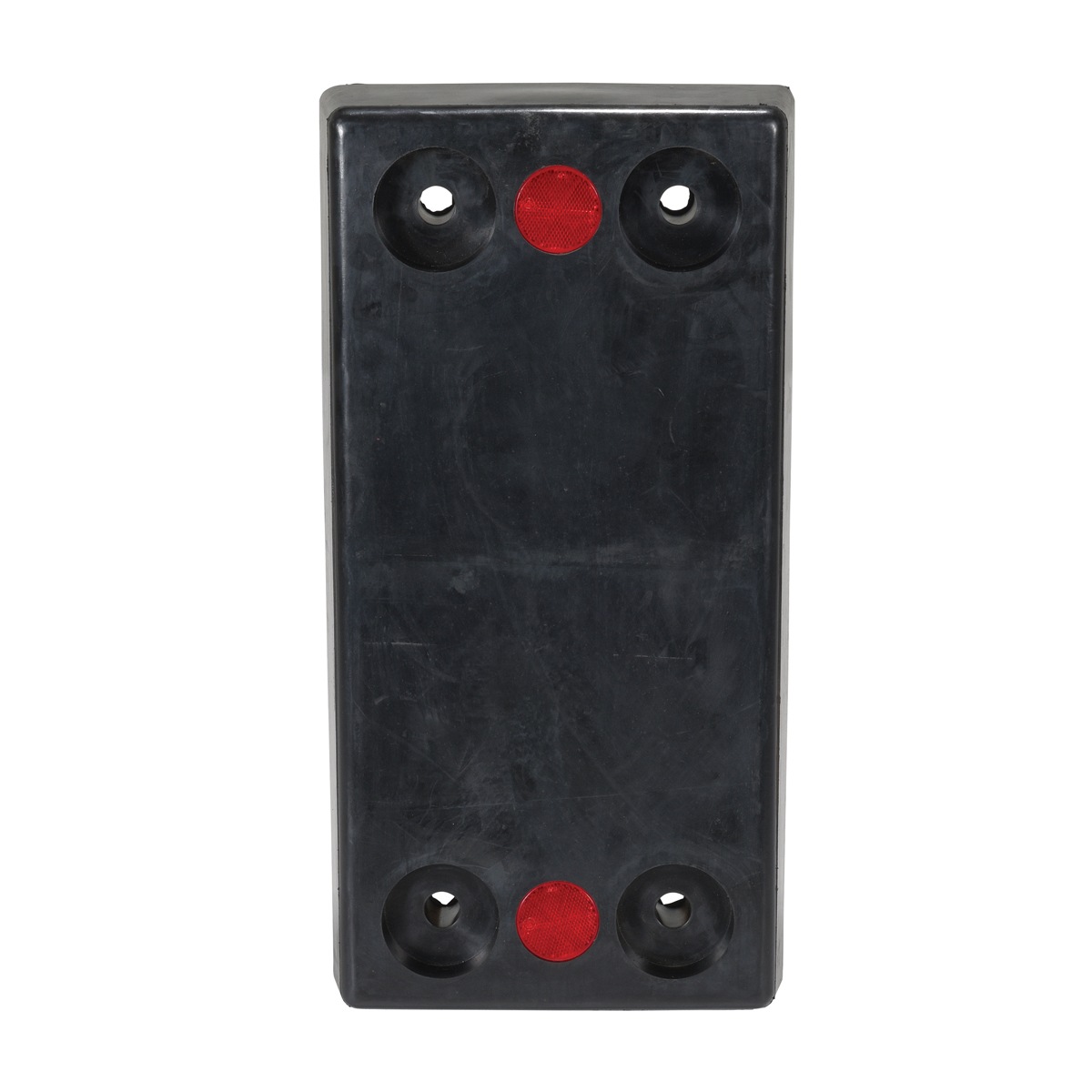 Vestil Rectangle Molded Rubber Bumper