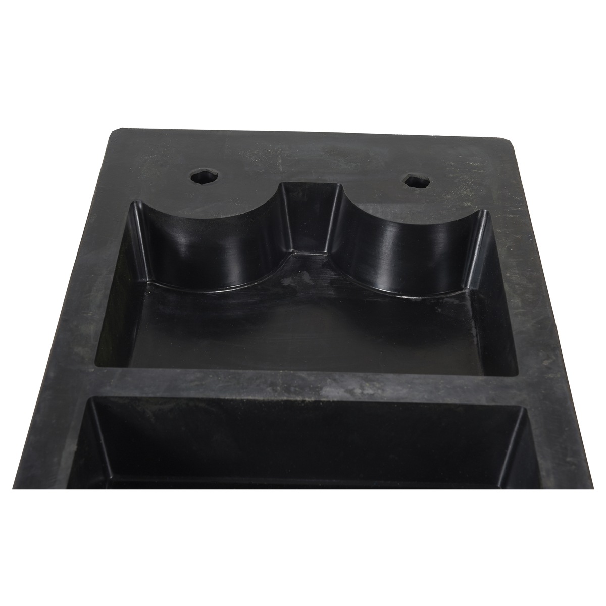 Vestil Rectangle Molded Rubber Bumper