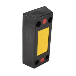 Vestil Rectangle Molded Rubber Bumper