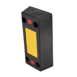 Vestil Rectangle Molded Rubber Bumper