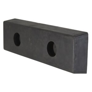 Vestil Rectangle Molded Rubber Bumper