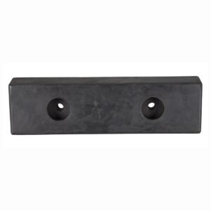 Vestil Rectangle Molded Rubber Bumper