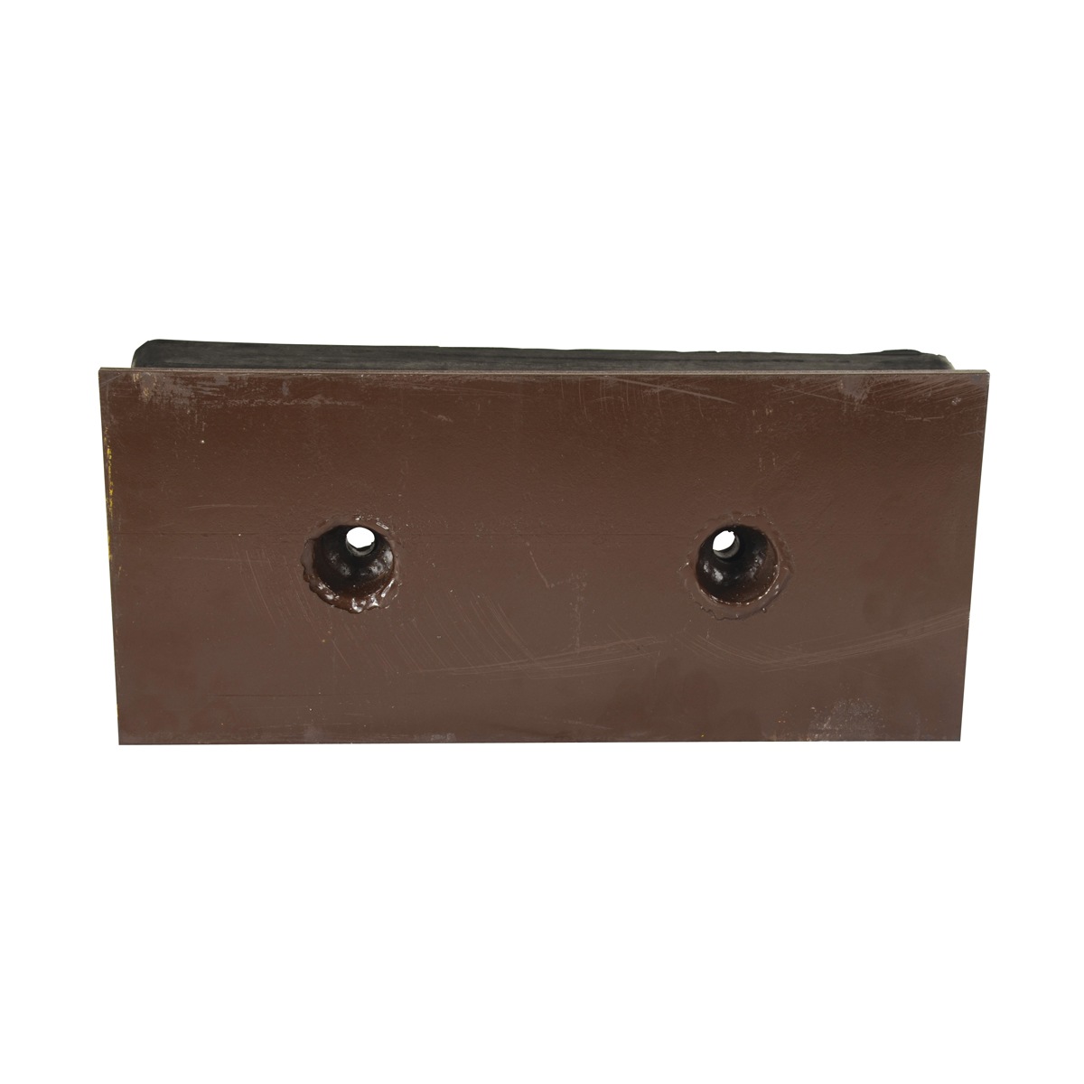 Vestil Steel Face Molded Rubber Bumper