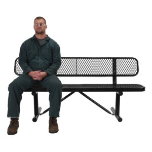 Vestil Bench Expanded Metal