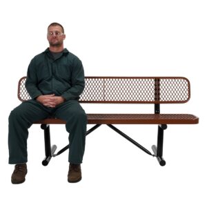 Vestil Bench Expanded Metal