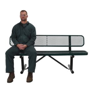 Vestil Bench Expanded Metal