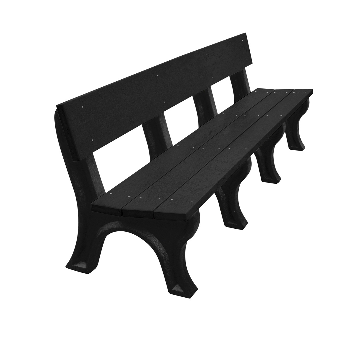 Vestil Bench Landmark Backed 96 Bk Leg