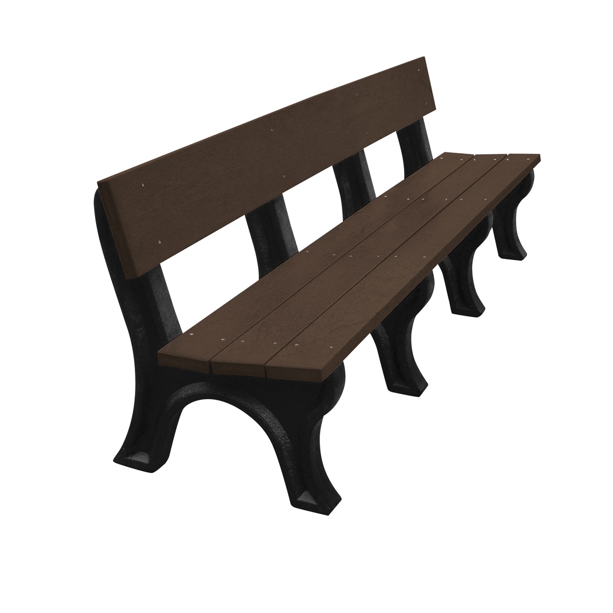 Vestil Bench Landmark Backed 96 Bk Leg